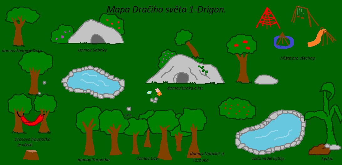 mapa Drigonu